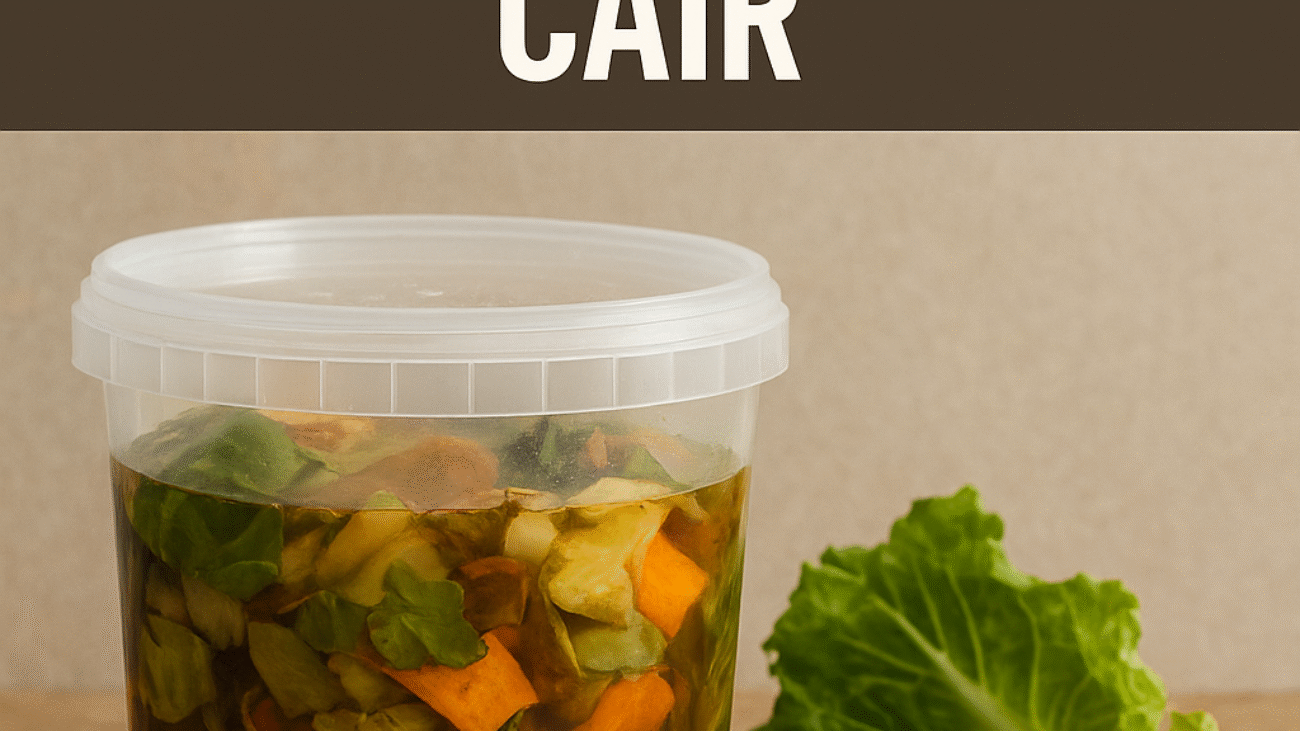 proses fermentasi pupuk organik cair dari sisa sayuran